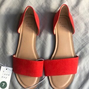 Red Sandals